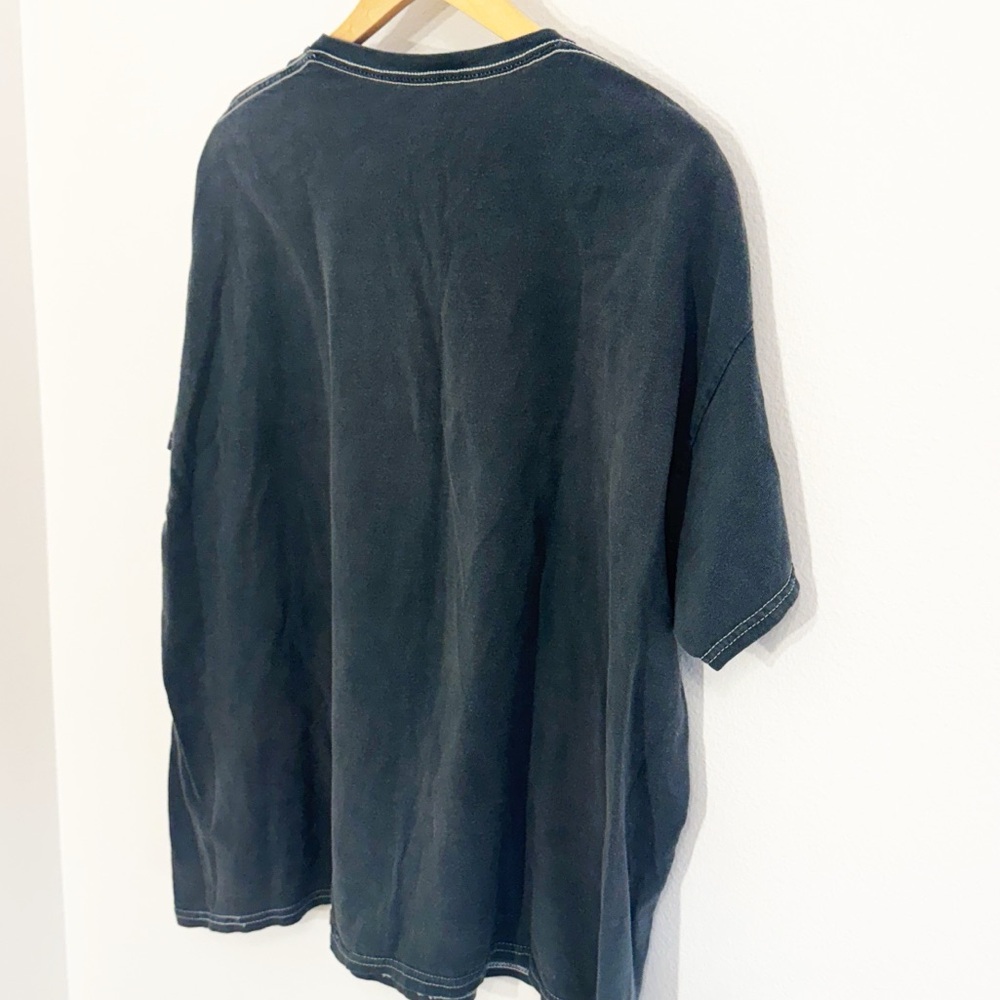 PINK Distressed/Destroyed Gray Tshirt Short Sleeved Size 2X - Picture 5 of 5